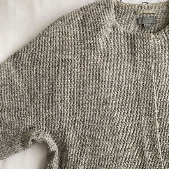 COS Grey wool blend coat - Picture 8 of 16